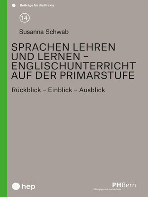 cover image of Sprachen lehren und lernen – Englischunterricht auf der Primarstufe (E-Book)